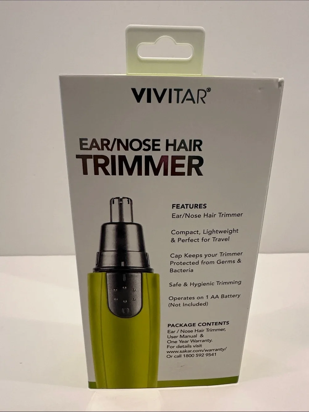 VIVITAR Ear/Nose Hair Trimmer. Safe & Comfortable. Precision Trimming.